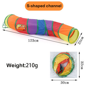 Cats Tunnel Foldable Pet Cat Toys Kitty Pet Training Interactive Fun Toy Tunnel Bored For Puppy Kitten Rabbit Play Tunnel Tube