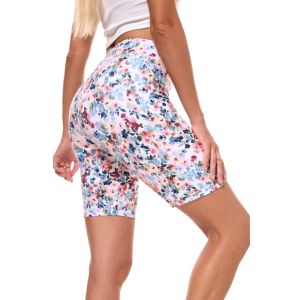Yoga Shorts Ditsy Floral High Waist Tummy Control Butt Lift Womens Fitness Workout Shorts #GS241