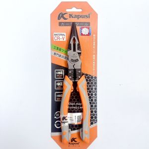 Kìm Điện - Cắt - Nhọn thép Crv cao cấp Kapusi Japan Tiết kiệm 30% sức lực so với kềm thông thường