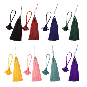 Handmade hai giai điệu tua chuỗi thích hợp cho nút Trung Quốc treo lòng thòng phụ kiện thời trang Keychain trang trí