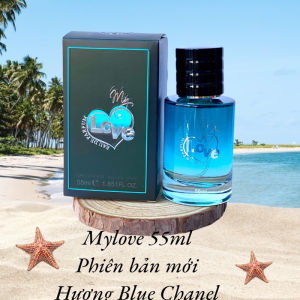 Nước Hoa My Love 55ml Phiên Bản Mới Cho Nam & Nữ Cá Tính Phong Cách Tươi Trẻ Năng Động - 5 Mùi Hương - Chính Hãng Công Ty Quang Đức