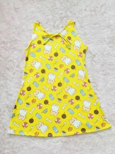 Cotton Sleeveless Ribbon Dress for Kids Random Designs | H&M inspired Dress for Kids | Dress for girls | Summer dress