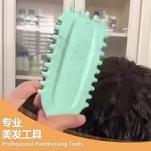 【Ready Stock】Bounce Curl Define Styling Brush Detangling Hair Brush Tangled Hair Comb Shaping Defining Curls Barber Styling Tool
