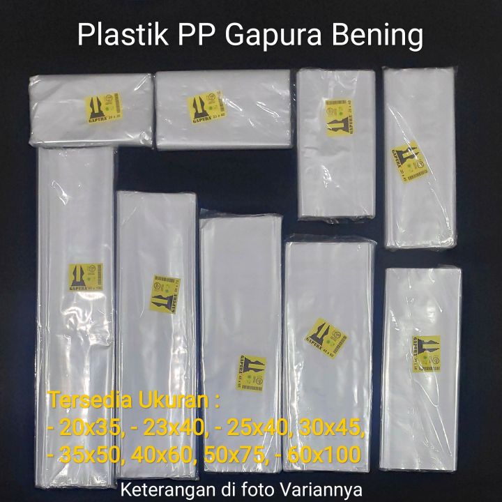 Kantong Plastik PP Bening I Plastik kacang, plastik sambal, Plastik Kerupuk