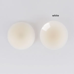 1 Pair Reusable Silicone Invisible Bras Seamless Waterproof Bras Adhesive Bra Round Shape Wedding Dress Bikini Wear