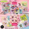 STIKER MOMO 2D RAINBOW ISI 100 MOMO ANNE MASU NONO SANRIO MIXUE LOTSU BARBIE BTS BLACKPINK AVENGER ROBLOX MINECRAFT KARAKTER KOREA LUCU TEMPEL HIAS ANTI AIR STICKER VIRAL AESTETIC ORIGINAL. 