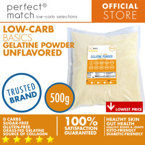 PerfectMatch Low-carb® I Gelatine Powder I Grass Fed I Unflavored I Thickener & Stabilizer I Low-carb I Keto Friendly