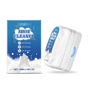 Jakehoe Sneaker cleaner White shoe foam cleaner quickly removes stains without damaging the shoe surface and comes with a built-in brush