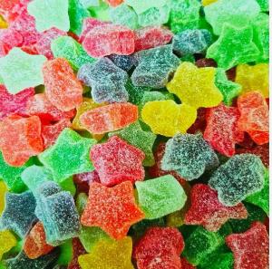 GUMMY Bentuk Stars Gula‑gula Getah Lembut Manis dalam Balang Premium 100g/250g/350g/500g CANDY Stok Malaysia Sedia