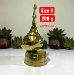 ကြေးနီ ကျိုက်ထီးရိုးဘုရား พระธาตุอินแขวนจำลอง ทองเหลือง ขนาดใหญ่และเล็ก ของโชว์ตกแต่งบ้าน