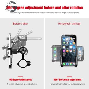 PLUS 15 Bicycle Phone Holder Stands Aluminum Motorcycle Phone Bracket