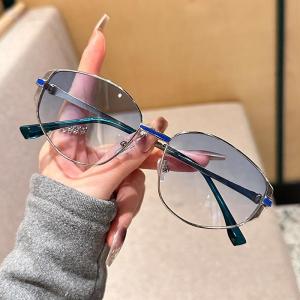 JN IMPRESSION Phong cách mới Câu cá chống Kính râm chống tia cực tím hoài cổ thời trang bảo vệ khỏi tia UV đeo kính râm nam và nữ