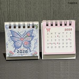 ✨[nappa] 2026 bàn lịch hàng năm hàng tháng kế hoạch hàng ngày dễ thương CuộN lịch hàng năm tổ chức để làm danh sách vật tư văn phòng tại nhà