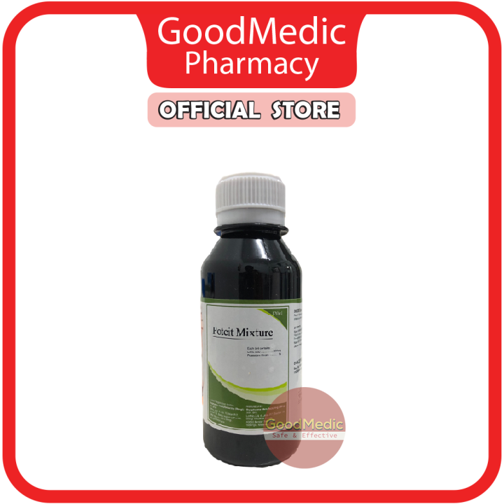 Potcit Mixture 120ml (Potassium Citrate for Urinary Alkalizer/ Kencing