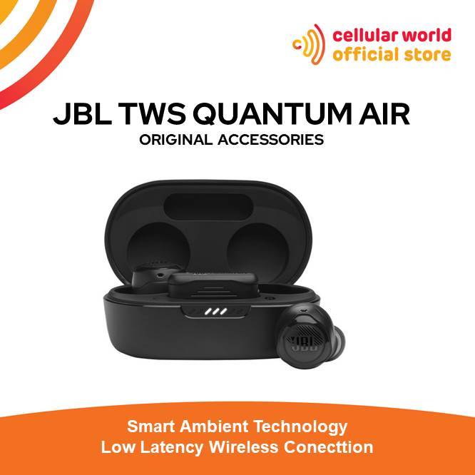 JBL Tws Quantum Air - Black Garansi Resmi