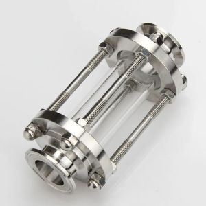1PC 304 Stainless Steel Brewing Diopter 1.5" Tri Clamp x Fit 19/25/32/38mm OD Sanitary Flow Sight Glass Homebrew Beer SUS