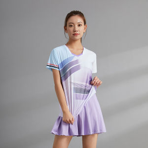 New Women Tennis Shirt Badminton T Shirt Female Table Tennis Jerseys Gym Top Dry Fit Ms Volleyball Clothing Sportswear Uniform