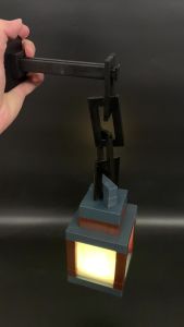 Pixel Style Night Light Portable Lantern Tabletop Ornament 16 Colors Lantern DIY Interior Decoration Festival Atmosphere Light