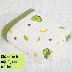 Khăn em bé khăn đa năng có thể dùng làm khăn tắm/nệm/chăn mềm mại và thân thiện với làn da họa tiết dễ thương