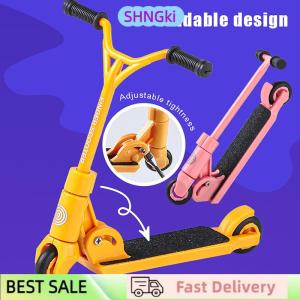 SHNGki Kids Kick Scooter Finger BMX Foldable T-type Finger Scooter With Brake Educational Toys Finger Skateboards Fun Fingertip Movemet