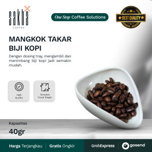 Coffee Dosing Tray Mangkok Takar Biji Kopi Keramik OX40