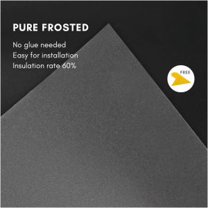 Thirty Tree glass film window 45cm/60cm/90cm/120cm width Frosted Thicken Tinted Film Self-adhesive Sticker