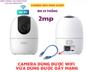 Camera Wifi Imou A22EP 2Mpx Full HD Xoay 360 đàm thoại 2 chiều Bảo hành 2 năm - Chính Hãng