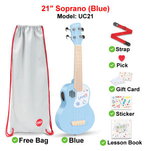 PICKAPICK 21 Soprano 23 Concert Color Ukulele UC21 UC23 Ukelele Original Beginner Murah Set 尤克里里