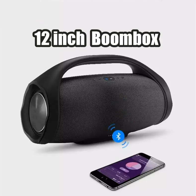 NEW 12 inch Wireless Bluetooth Speaker Portable Big Plus Super Bass Speaker  B9 Waterproof 12'' Boombox Speaker