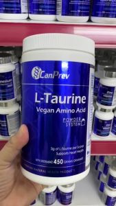 CanPrev L-Taurine 450g – Dùng Cho Người Tập Thể Thao Hỗ Trợ Tim Mạch & Hiệu Suất Luyện Tập - Hỗ trợ tim mạch khỏe mạnh  - Hỗ trợ hiệu suất tập luyện & phục hồi cơ  - Hỗ trợ chức năng thần kinh  - Hỗ trợ cân bằng điện giải & giảm mệt mỏi