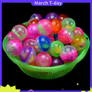 March 10pcs 45mm ลูกพลาสติกแคปซูลของเล่นที่มีเครื่องจำหน่ายของเล่นขนาดเล็กที่แตกต่างกัน