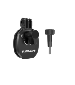 คลิปกระจกรถจักรยานยนต์ Sunnylife สำหรับ Insta360 X4/X3/Go 3 S/ACE PRO 2 /Dji Action 5 Pro/Action 4 3/GoPro13 12 11 10/Pocket 3กล้องเพื่อการกีฬาเชื่อมต่ออะลูมิเนียมอัลลอยด์