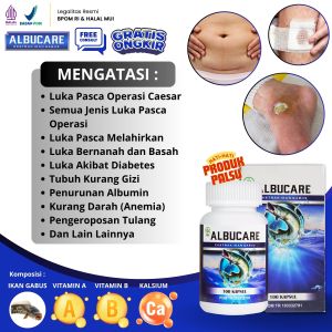 Obat Pengering Luka Basah - Luka Jahitan Operasi Cepat Kering - Luka Diabetes Bernanah - Albucare