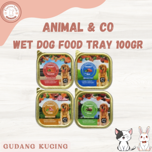 AnimalnCo Gourmet Wet Dog Food Tray 100gr Makanan Basah Anjing Premium Grain Free