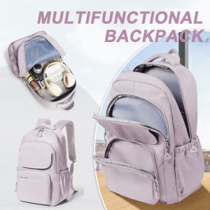 ALLUCK 15.6 Inch Laptop Backpack Waterproof Lightweight Backpack Casual Large Capacity Daypack