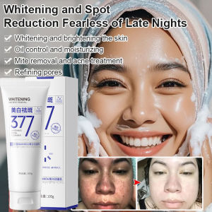 377 Whitening Niankou Whitening Cleanser Gentle Cleansing Moisturizing Oil Control Freckle Brightens Skin Color Foam Cleanser