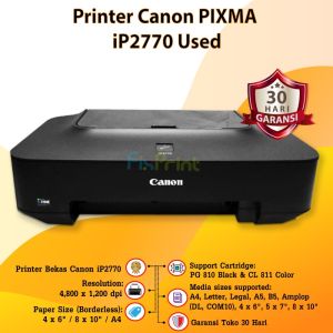 Printer Canon IP2770 MURAH SECOND BERKUALITAS PG810 CL811