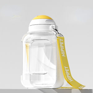2 in 1 Pets Drinking Bottle Large Capacity Dog Travel Accompanying Cup Portable Pet Feeder