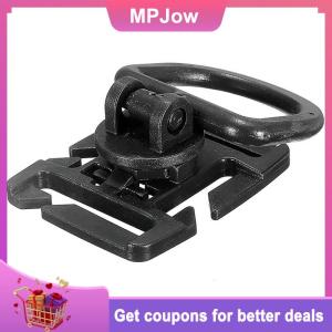 【MPJow】 2PCS MOLLE Sternum Strap System Swivel D-Ring Rotation Buckle 18MM 25MM Webbing