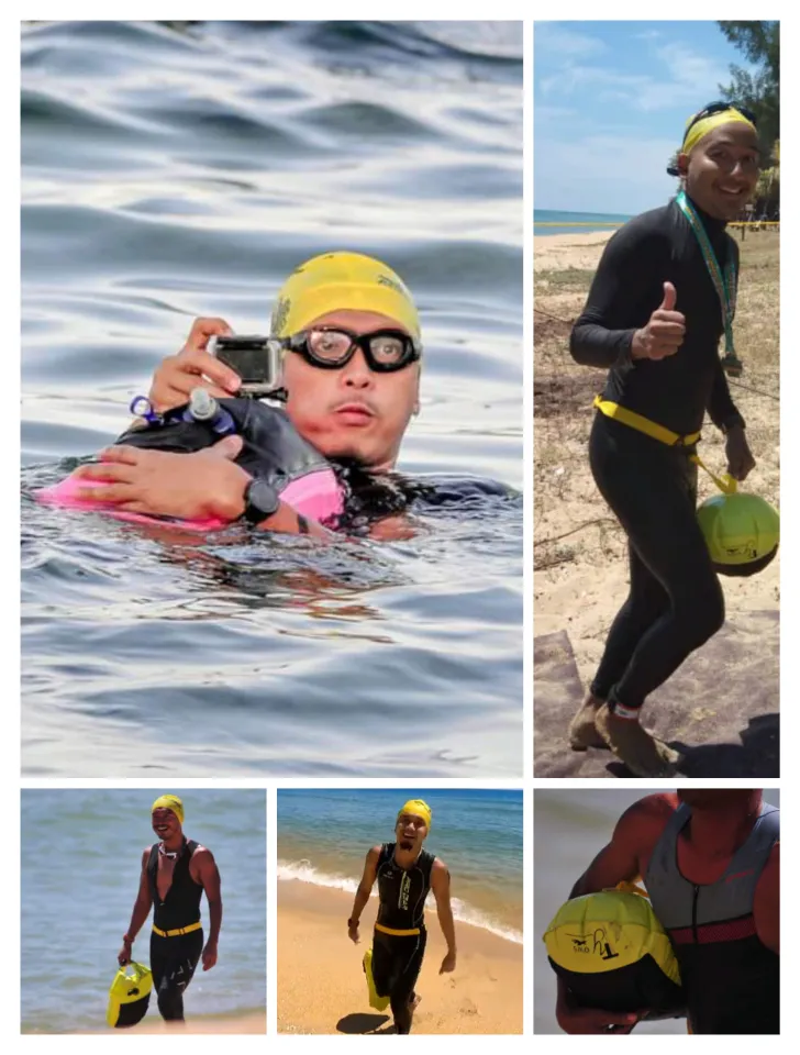 Ty SwimPro Swim Buoy safety floating buoy open water swimming