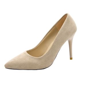 Free Shipping Pure Desire Black High Heels For Women Stiletto Heels 2026 New Korean Style Elegant Pointed-Toe Pumps Commute Work Shoes Shallow Mouth