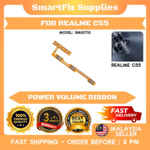 Realme C55 RMX3710 Power On Off Volume Ribbon Flex Volume Button