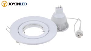 JOYINLED Recessed Downlight Housing Round 70mm Cutout GU10 Holder Iron Base 10PCS LED Ceiling Light Accessories for Installation