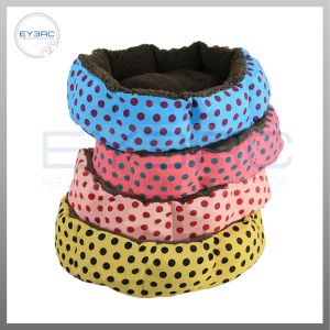 Polka Dot Design Octagonal Soft Pet Bed