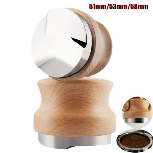 51mm Tamper Espresso Tamper 58mm 304 Stainless Steel 3 Angled Hammer 53mm Distributor Adjustable Tool Accessories