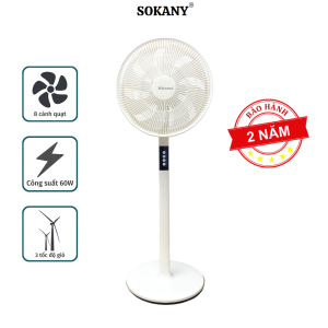 Quạt đứng điện tử có điều khiễn từ xa hẹn giờ Mitomo FCE-60AEV công suất 60W động cơ dây đồng - Bảo hành 2 năm