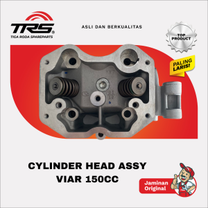 [TRS] CYLINDER HEAD SET KLEP VIAR KARYA 150 CC KAISAR APPKTM