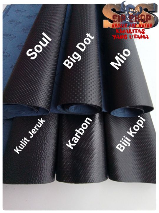 Kulit Jok Motor Hitam Polos 20 Gratis 1 - Kulit Jok Motor Murah
