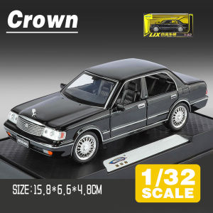 LEO 1:32 Toyota Crown Diecast โมเดล รถอัลลอยด์รถยนต์ของเล่นคอลเลกชันของขวัญสําหรับเด็กชายสาว ของเล่นเด็ก