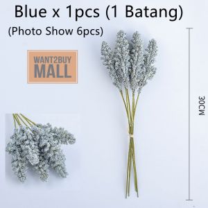 UMI [1pc] 30cm Wheat Ear Artificial Fake Flower for Wedding Office Party Garden Home Party Decorations Flowers Bunga Hiasan